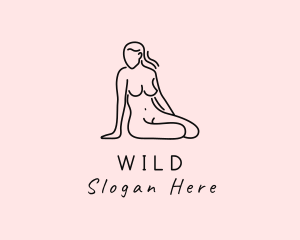 Nude Lady Model Logo