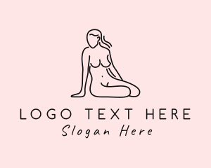 Nude Lady Model Logo