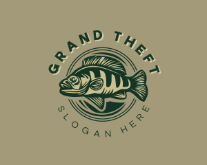 Ocean Fish Seafood Logo