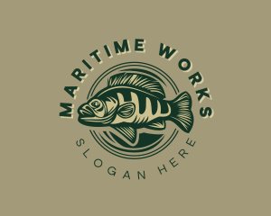 Ocean Fish Seafood logo design