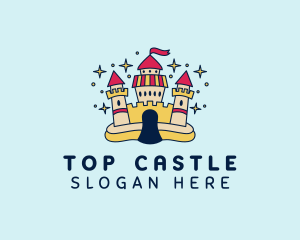 Magical Sparkle Castle  logo design