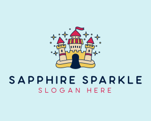 Magical Sparkle Castle  logo design