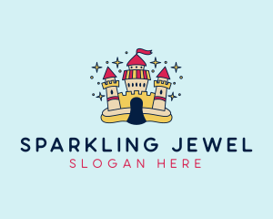 Magical Sparkle Castle  logo design