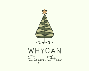 Pine Tree Star Decor Logo