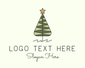 Furnishing - Pine Tree Star Decor logo design