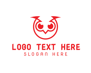 Nocturnal - Owl Bird Animal logo design