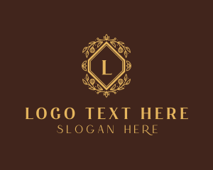 Elegant - Elegant Flower Wreath logo design