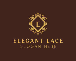 Elegant Flower Wreath logo design