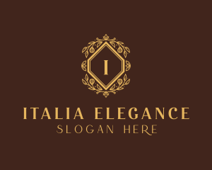 Elegant Flower Wreath logo design