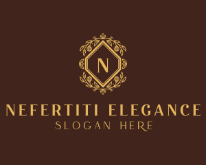 Elegant Flower Wreath logo design