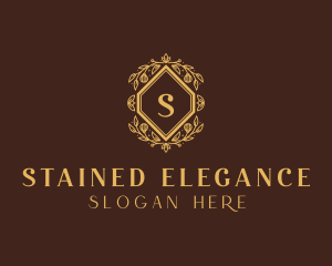 Elegant Flower Wreath logo design