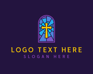 Heavenly - Crucifix Christian Ministry logo design