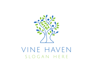 Organic Tree Garden logo design