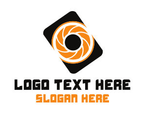 Mobile Camera Shutter logo design