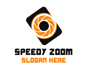 Zoom - Mobile Camera Shutter logo design