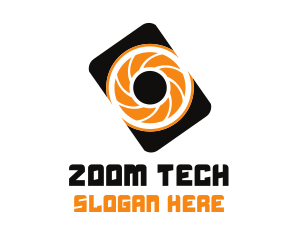 Zoom - Mobile Camera Shutter logo design