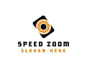 Zoom - Mobile Camera Shutter logo design