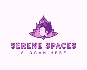 Buddha Lotus Meditation logo design