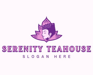 Buddha Lotus Meditation logo design