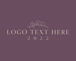 Interior Design - Elegant Feminine Floral logo design