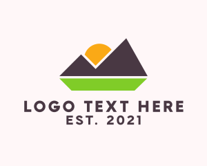 Tourism - Outdoor Mountain Nature logo design