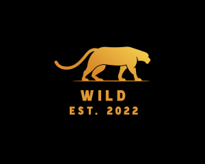Agency - Golden Wild Jaguar logo design