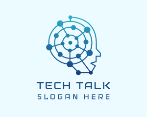 Developer - Android Algorithm Technology logo design