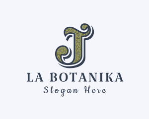 Ornate Decorative Company Letter J Logo