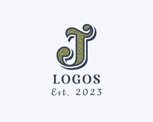 Broadway - Ornate Decorative Company Letter J logo design