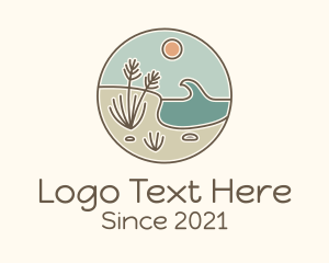 Trip - Beachside Summer Resort logo design