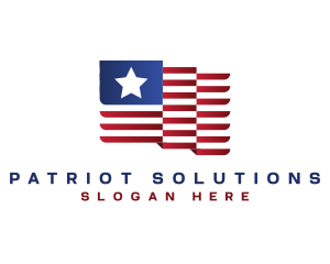 Patriot - Patriot American Flag logo design