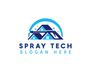 Sprayer - Pressure Washer Cleaning Sprayer logo design