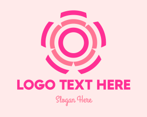 Ecological - Abstract Cherry Blossom logo design