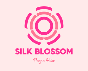 Abstract Cherry Blossom logo design