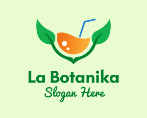 Healthy Citrus Juice Drink  Logo