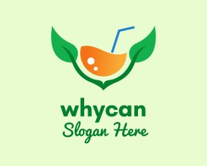 Healthy Citrus Juice Drink  Logo