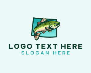 Trout Fish - Colorado Trout Fish logo design