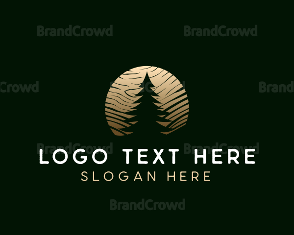 Wood Sawmill Workshop Logo