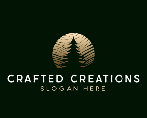 Wood Sawmill Workshop logo design