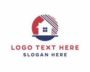 Negative Space - Cozy Home Residential logo design