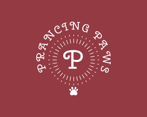 Puppy Paw Sunrays Vet logo design