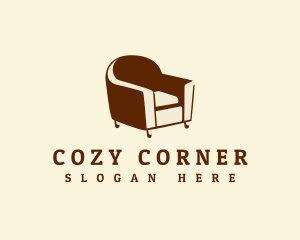 Armchair - Furniture Armchair Upholstery logo design