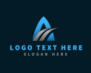 Logistics Express Letter A Logo