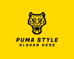 Puma - Wild Jaguar Leopard logo design