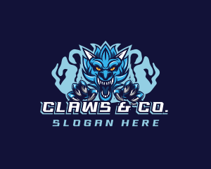 Dragon Claw Beast Gaming logo design