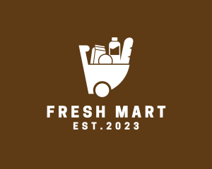 Grocery - Grocery Shopping Cart logo design