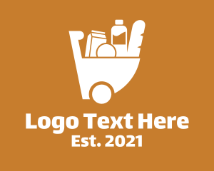 Grocery Store - Grocery Cart logo design