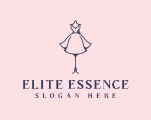 Model - Elegant Fashion Dress Mannequin logo design