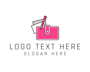 Sassy - Wallet Pen & Paper logo design