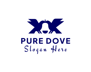 Fancy Dove Birds  logo design